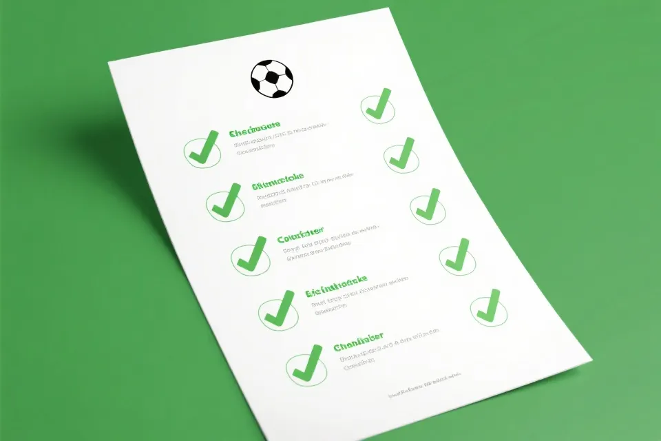 赛前分析清单示意图